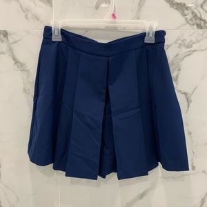 [NWT] Navy Pleated Tennis Skirt